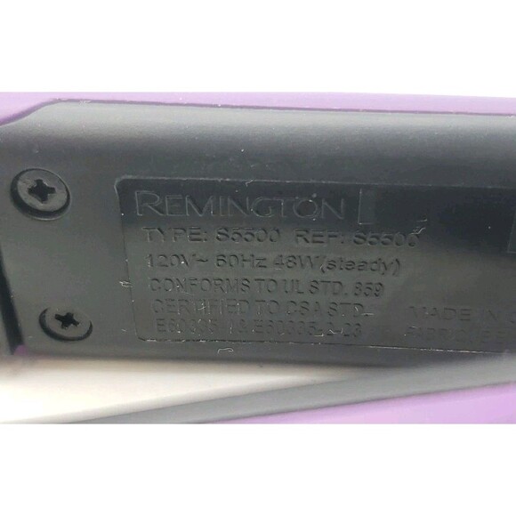 Remington S5500 1" Hair Straightener Flat Iron. Floating Ceramic Plates -Digital - Picture 9 of 9